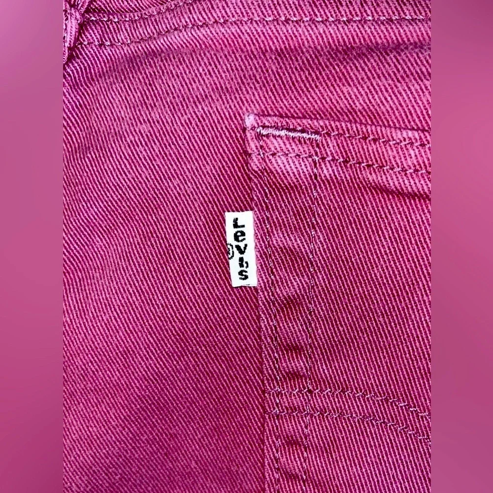 NWOT Levi's‎ Pink/Red Jeans White Tab 511 Size 42/30 Men's